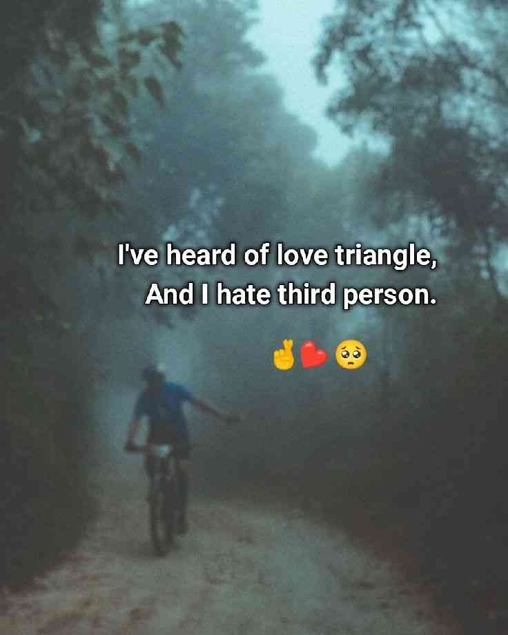 Love triangle quotes